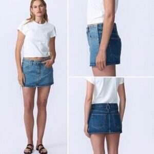 SLVRLAKE BNWOT Re-Worked Mini Skirt -Great Divide Sz 27